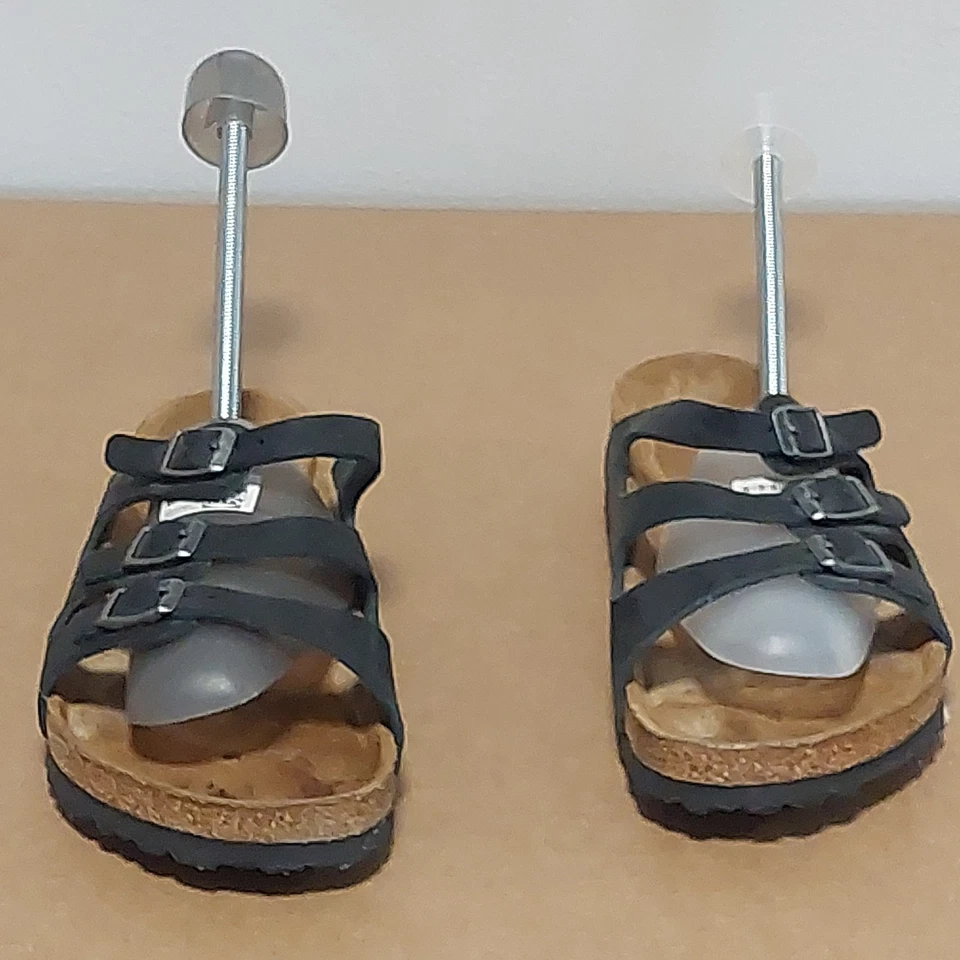 Birkenstock Florida Tripple Strap Birko-Flor Soft Footbed SIZE 8 (L8 M6) EU 39 - Image 3 of 4