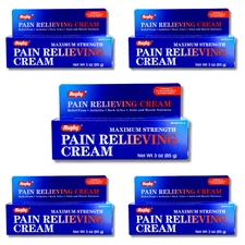 Rugby Maximum Strength Pain Relieving Cream - 3 oz | Thera-Gesic (2-2027) 5 Pack