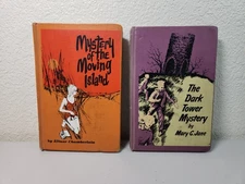 Mystery of the Moving & The Island Dark Tower Mystery 1960s 1st Edition Book Set