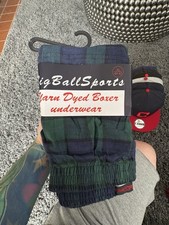 Classic Green and Blue Plaid Boxers