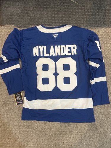 William Nylander Toronto Maple Leafs Blue and White Jersey Mens Size Large (52)