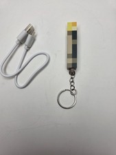 MOJANG Minecraft Torch Keychain Light USB Rechargeable NEW IN BOX