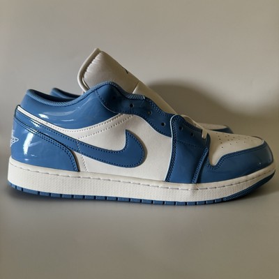 114 Jordan Mid Glossy Blue Jordan Men Air Jordan Mid Se White