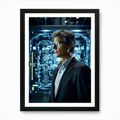 An Ultra Realistic Display Of A Fut Framed Wall Art Poster Canvas Print Picture