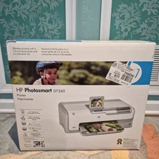 HP Photosmart D7260 Digital Photo Inkjet Printer  New In Box