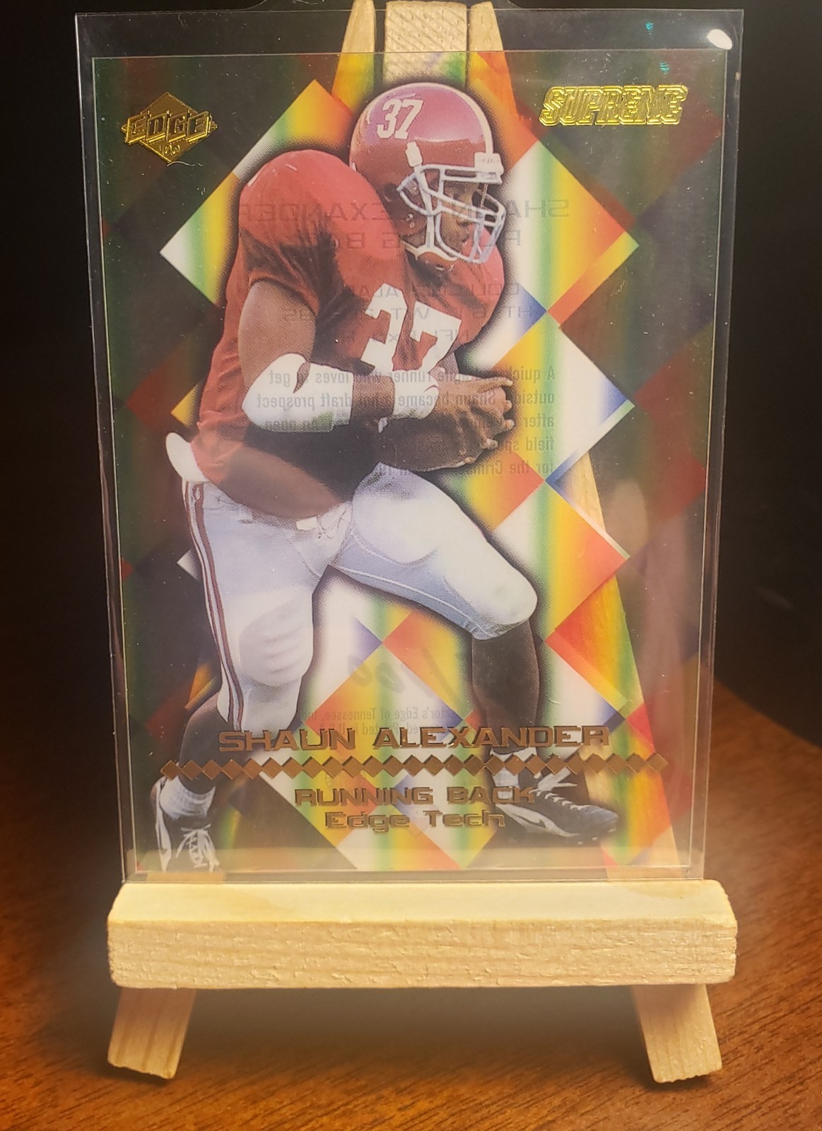 Shaun Alexander Collector's Edge Supreme Edge Tech #ET40 Edge Tech