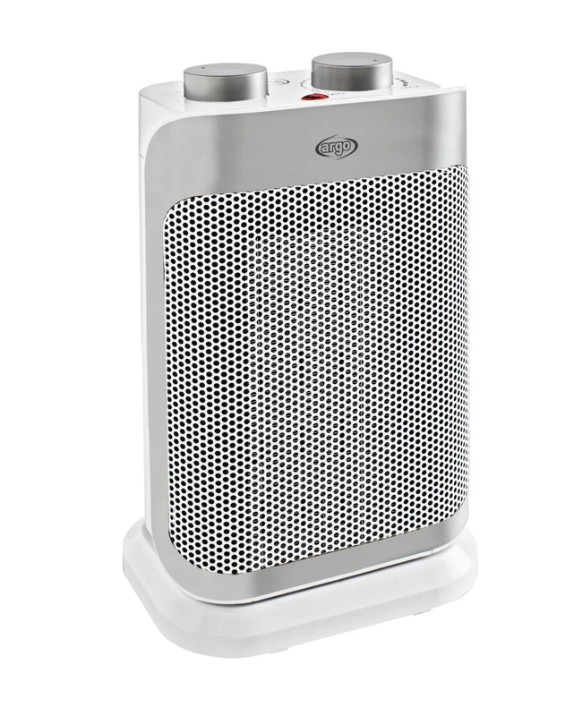 Stufetta Elettrica Termoventilatore Ceramico ARGO 2000 W Oscillante Stufa Bagno, fotografia 8 di 13