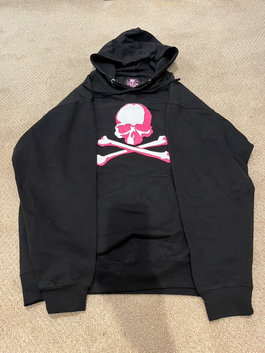 ANTI-SOCIAL CLUB x MASTERMIND JAPAN Black Cotton SKULL HOODIE