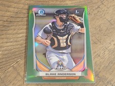 2014 Bowman Chrome Draft Blake Anderson Green SP #/150 Nmmt
