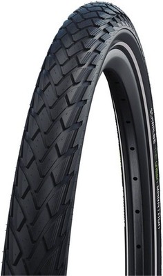 Schwalbe Green Marathon Tire 26x2.00 Wire GreenGuard TwinSkin Addix