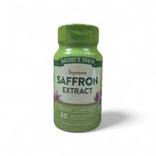 Saffron Capsules  60 Count  Concentrated Extract  Non-GMO  by Nature's Truth