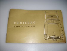1957 Cadillac Owners Manual - Color 3rd Edition 1957 Cadillac Owners Manual - Color 3rd Edition
