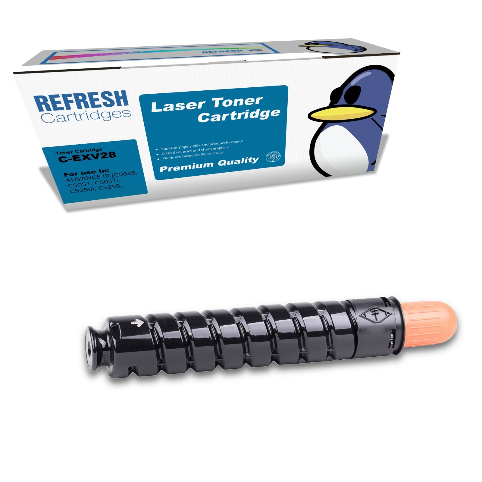 Refresh Cartridges Black C-EXV28 Toner Compatible With Canon Printers