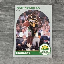 1990-91 NBA Hoops #282 Nate McMillan Seattle Supersonics