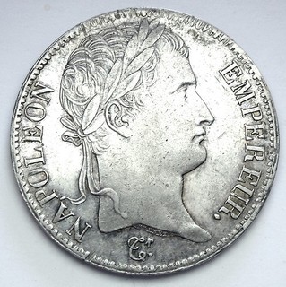 FRANCE Napoleon I (1804 14) 5 Francs 1812 W Lille Silver EXCELLENT LUSTRE