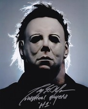 TONY MORAN signed autograph 20x25cm HALLOWEEN in person autograph MYERS COA