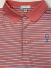 Peter Millar Mens Size Large Multicolor Striped 100% Cotton Golf Polo SEE LOGO — photo 2