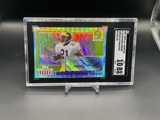 2005 Topps All American Desmond Howard Refractor Auto /55 SGC 8