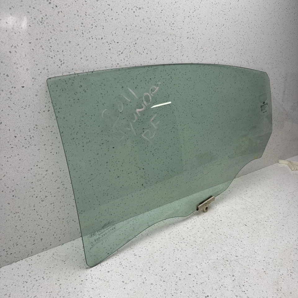 11 HYUNDAI ELANTRA REAR Left  Driver SIDE DOOR WINDOW GLASS OEM Foto 3 de 4