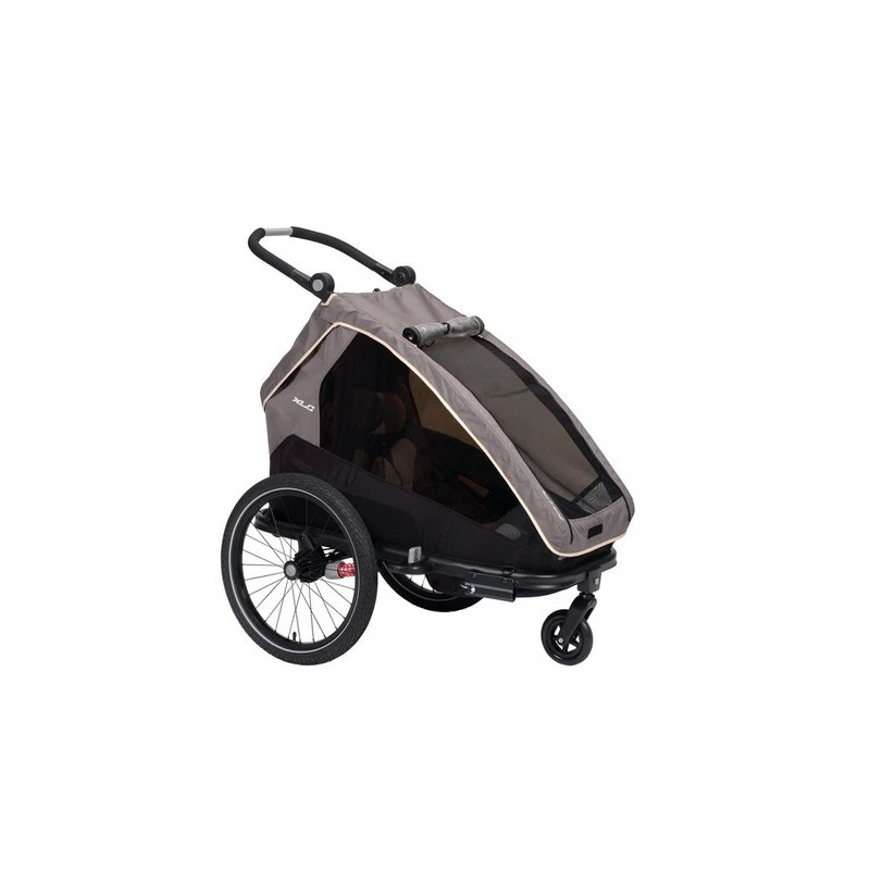 Rubberneck Copertura Universale Per Rimorchio Bicicletta – Grigio Riflettente, Impermeabile, Con Cinghia E Custodia Integrata