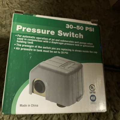 ProPlumber PPS3050 Pressure Switch 30-50 PSI