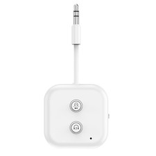 Bluetooth 5.3 Transmitter Receiver for up to 2 Headphones, Dual Link 3.5mm Au...
