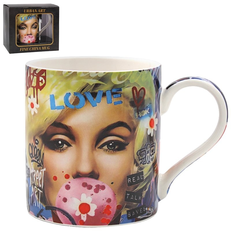 Coffee Mug Ceramic Cup 350ml Blonde Bombshell Novelty Marilyn Monroe Gift Idea