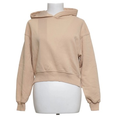 Stradivarius, Kapuzenpullover, Größe: S, Beige, Baumwolle, Einfarbig, Damen #ger