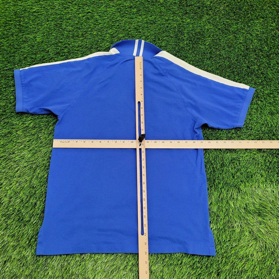 Polo de golf Ralph-Lauren vintage M 19x26 azul pequeño pony Foto 3 de 4