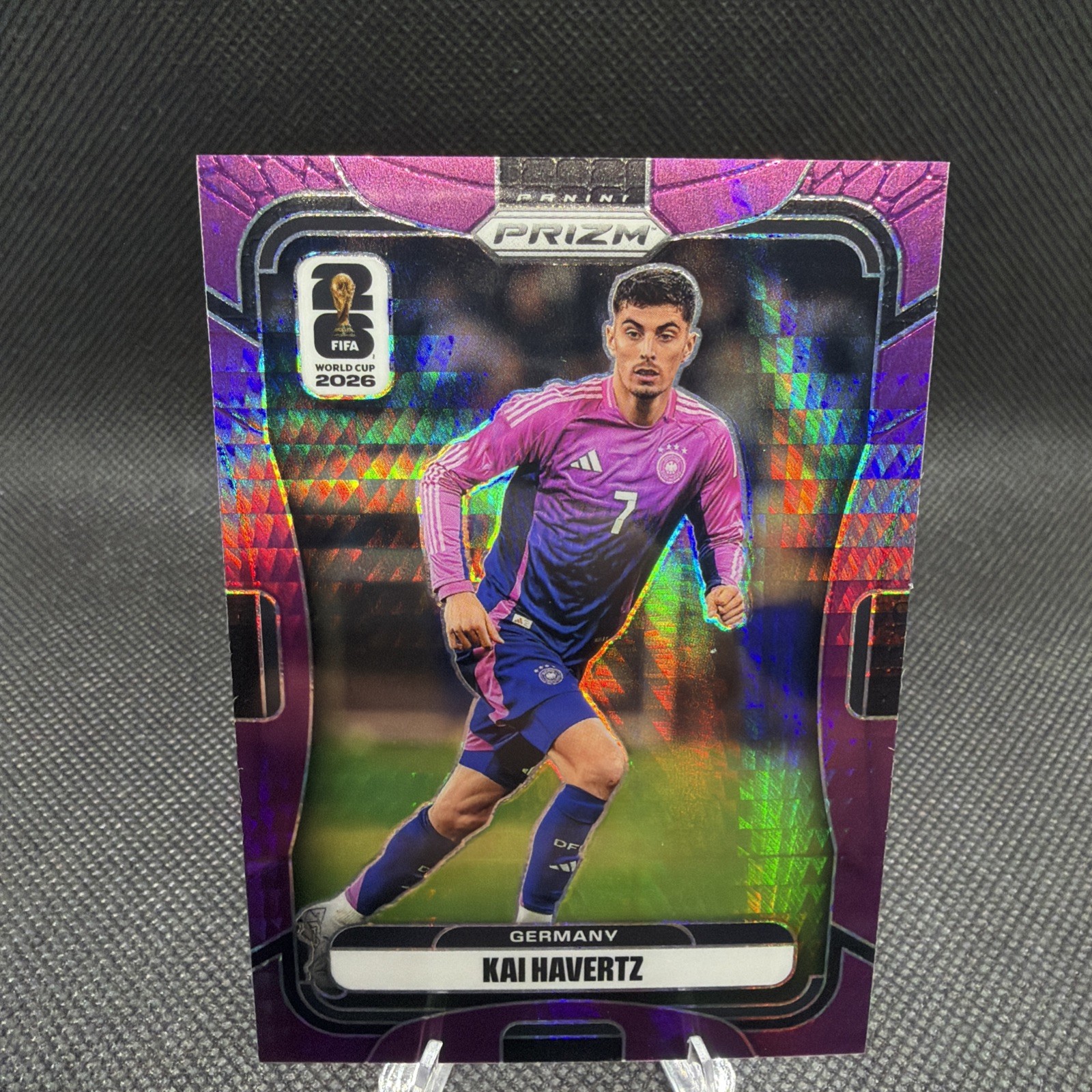 2026 Panini Prizm FIFA World Cup Kai Havertz #49 Purple Hyper /299 Germany