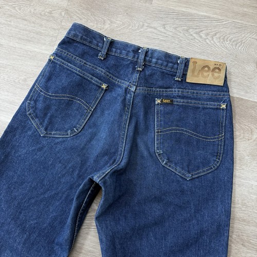 Vintage Lee Riders USA Made Cowboy Dark Denim Jeans 101z Mens ACTUAL Sz 30x30 - Picture 2 of 15