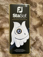 Two FootJoy StaSof Golf Gloves -1 New Men's Reg Right Hand LARGE  1 Extra Glove
