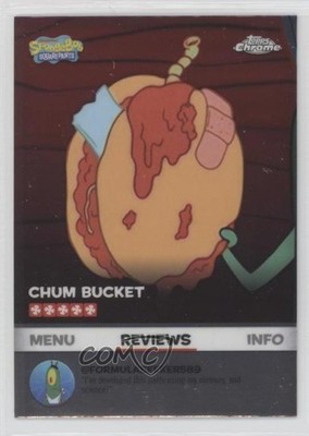 2025 Topps Chrome Spongebob 25th Kelp Reviews Chum Burger #BB-7 1u6