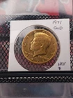 1971  Kennedy Half Dollar Gold D