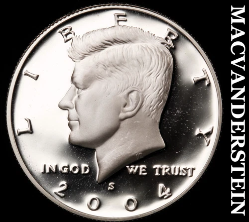 2004-S Silver Kennedy Half Dollar - Choice Gem Proof  Lustrous  #i1680