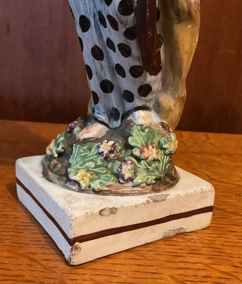 Circa 1820 Staffordshire Pottery Pearlware Figure 'Faith" - Image 3 of 4
