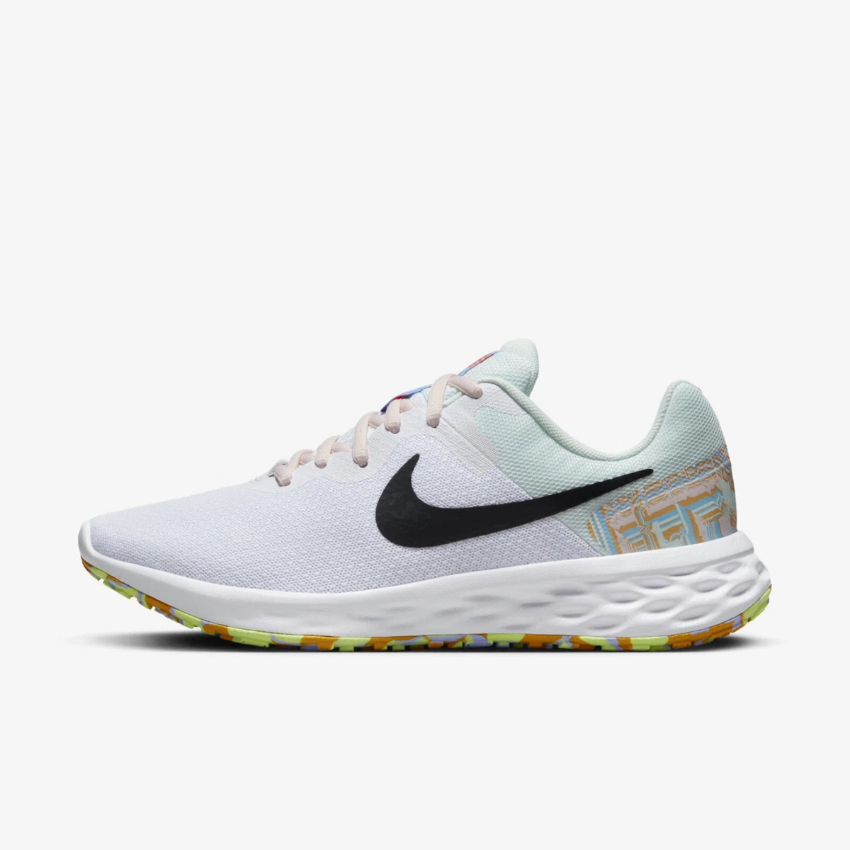 Nike W Revolution 6 NN PRM [DO9475-100] Women Running Shoes White/Dk Smoke  Grey