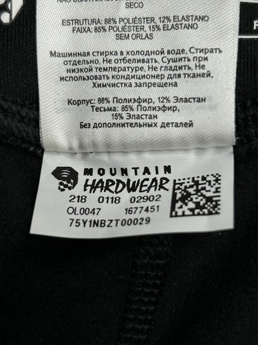 Mountain Hardware NWT 32 Degree Tight Legging Size Medium Black Gorpcore 27x29.5 - Picture 11 of 15