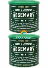 2 Packs Trader Joe's Nuts About Rosemary Mix Nuts 12 oz Each Pack, Total 24 oz