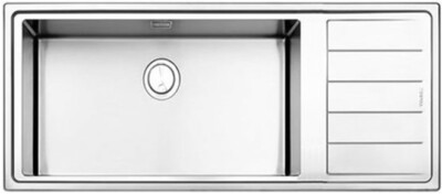 APELL Linear Plus LNPG1161IRBC Waschbecken 116 X 50 CM Abtropfwanne Dx Gebürstet