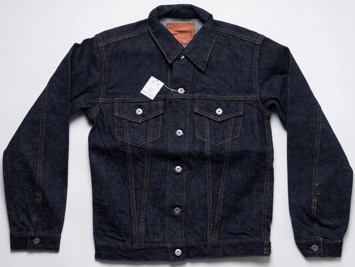 Samurai $415 NWT Indigo 15oz Selvedge Denim Type 3 Jean Jacket S0553XX 40 M