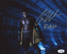 Curran Walters Red Hood Titans Autographed Signed 8x10 Photo COA 