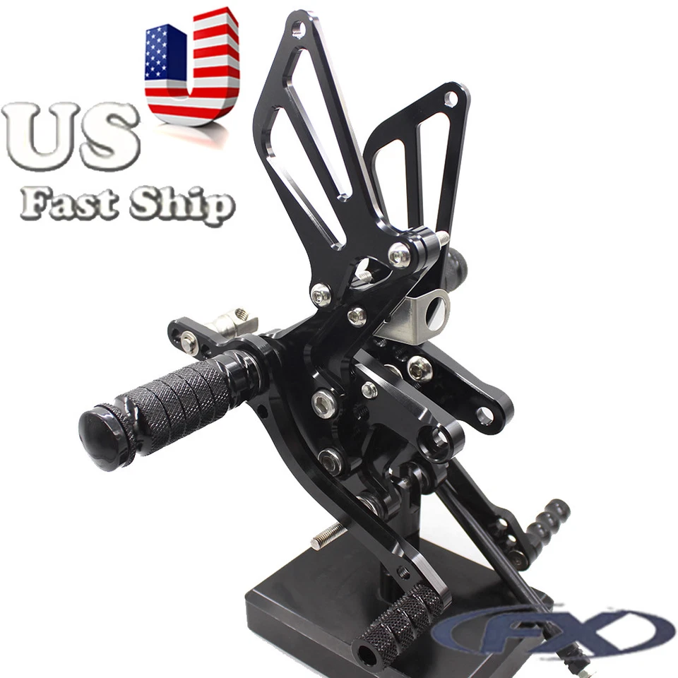 Apoio para os pés de motocicleta para CBR600 GSXR 600 YZF R1 CBR954 MT07 R6 - Imagem 4 de 4