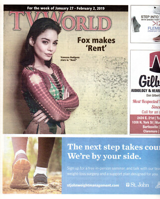 TV WORLD Magazine January 27-February 2 2019 Vanessa Hudgens Rent