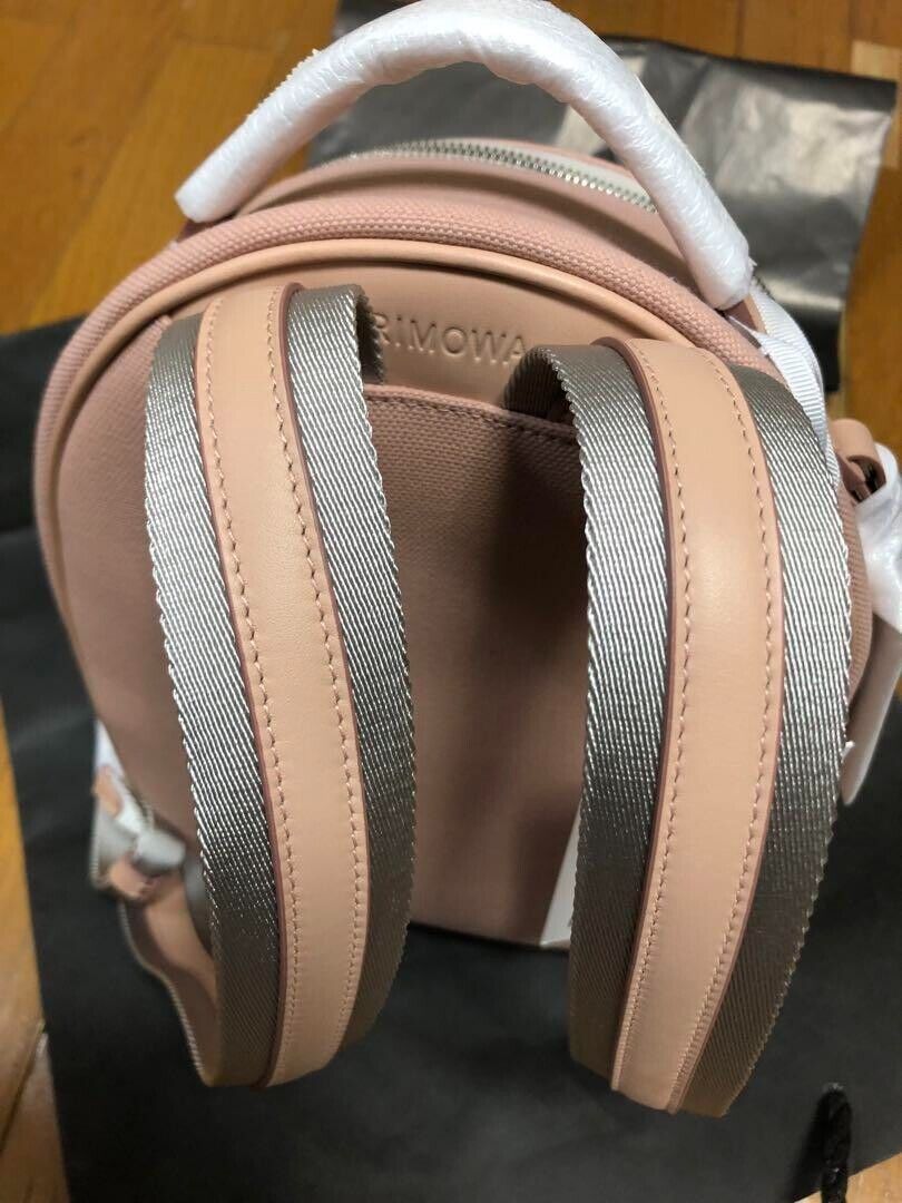 RIMOWA NEVER STILL Backpack DESERT ROSE Pink Leather 12 x RIMOWA NEVER STILL Backpack DESERT ROSE Pink Leather 12 x