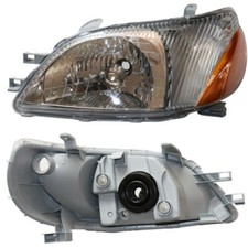 For 2000 2001 2002 Toyota Echo Left Side Driver Side Headlights Headlamps