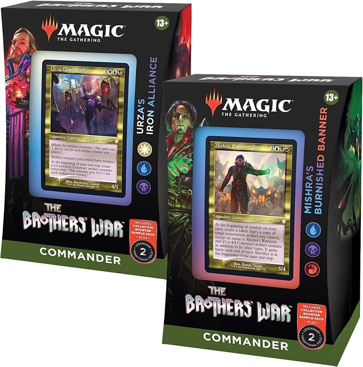 mtg brothers' war card list Amazon.com: Magic: The Gathering The Brothers War Collector Booster Box main image 1