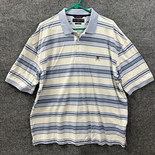 Tommy Hilfiger Golf Mens Polo Shirt Size XL Striped Cotton Casual Short Sleeve