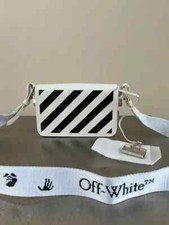 Off-white ,binder Clip Diagonals Bags In White Bnwt Os
