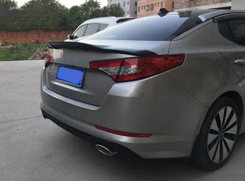 R Style Rear Trunk Spoiler Wing Glossy Black For 2011-2013 Kia K5 Optima Sedan